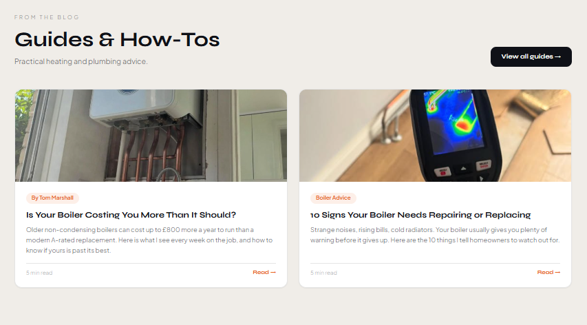 TJM Heating blog guides